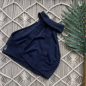 Free People Movement Ribbed Navy Crop Top Size Small thumbnail 7