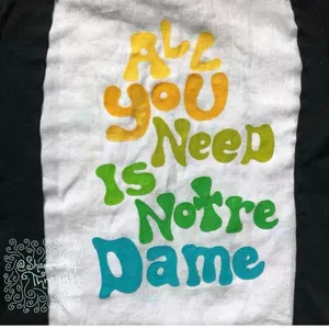 Notre Dame painted shirt Black thumbnail 3