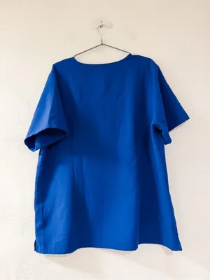 Figs Catarina Scrub Top in Royal Blue XXL thumbnail 3