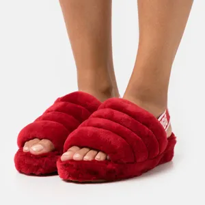 UGG Fluff Yeah Slide Style 1095119 in Samba Red (Women's Size 11) thumbnail 8