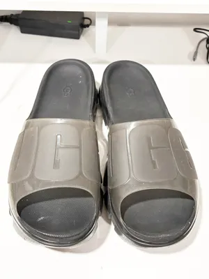 Ugg Black Jella Clear Slide Slip On Sandal Size 8 thumbnail 2
