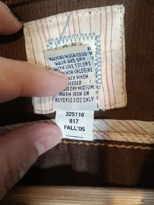 Old Navy Brown Corduroy Cropped Jacket Vintage Y2k Layering Womens S thumbnail 6
