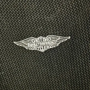 Harley Davidson Womens Black Embroidered Knit Logo‎ Sweater Medium thumbnail 3