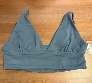 L Space Bikini Top Blue Gray Tank Size Medium thumbnail 1
