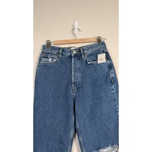Free People Jeans‎ We The Free Women’s Size 27 The Lasso Sapphire Blue Boho NWT thumbnail 9