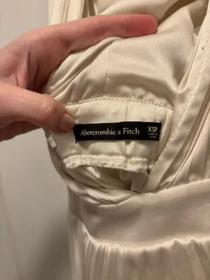 Abercrombie White Pleated Dress thumbnail 6