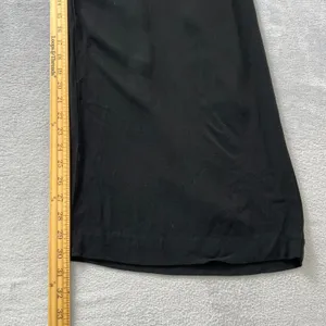 Halogen Black Wide Leg Trousers Pants Women Size Large 100% Viscose Flowy thumbnail 9