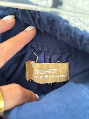 Free People Linen Pants Wide-Leg thumbnail 6
