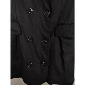 Reformation Maxwell linen black blazer dress Medium thumbnail 5