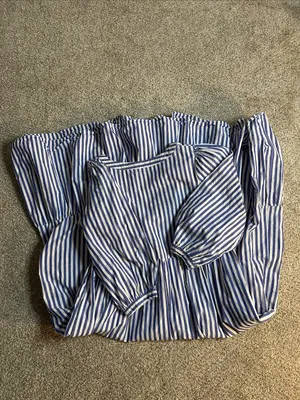 Tuckernuck Pomander Place Blue and White Stripe Maxi Dress with V-Neck thumbnail 6