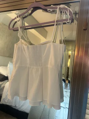 ZARA Top White thumbnail 3