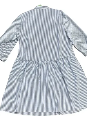 Tuckernuck Royal Dress 3/4 Sleeves Tiered Button Down Shirt Dress Size Medium thumbnail 10