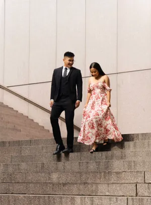 Reformation Violet Floral Midi Dress thumbnail 3