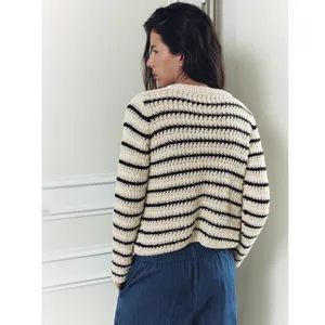 STRIPED KNIT CARDIGAN thumbnail 2