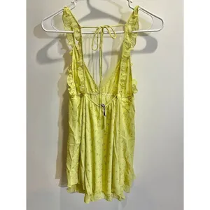 Anthropologie Rumored NWT Women Medium Floral Secret Garden Mini Dress Coquette thumbnail 5