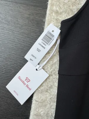 Sunday Best Aritzia Dress Mini Black thumbnail 3