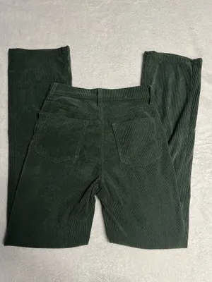 Green Corduroy Jeans American Eagle Size XS thumbnail 3