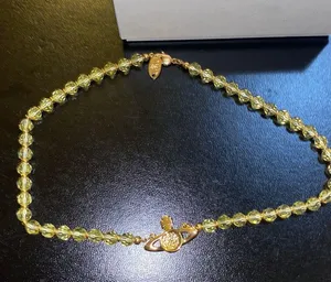 Vivienne Westwood Messaline gold-tone brass crystal-embellished choker Necklace thumbnail 8