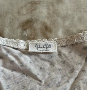 John Galt white and navy short sleeve top thumbnail 3