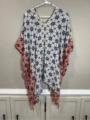 Roberta Roller Rabbit Slate Beach Shrug thumbnail 5
