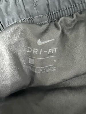 Nike Black Running Shorts with White Trim thumbnail 2