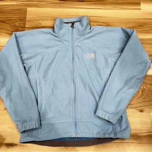 The North Face Blue Fleece Zip Up Jacket Women’s XS thumbnail 1