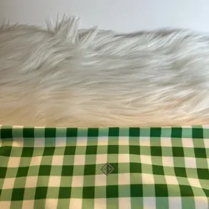 NEW Antonio Melani 5" Bike Shorts High Waisted Size XS Green White Plaid thumbnail 5