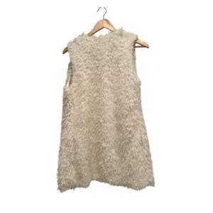 Mieeion Faux‎ Fur Longline Vest Open Front Small Chic Going Out Winter Party thumbnail 2
