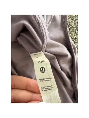 Lululemon Nulu Square Neck Long Sleeve Bodysuit Purple XS thumbnail 4