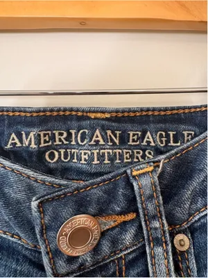 American Eagle Super Stretch Jegging Jean Women 2R Blue Skinny Mid Rise 29 Denim thumbnail 3