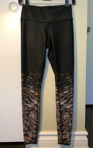 Alo Yoga Airbrush City Lights Leggings Full Length Small thumbnail 3