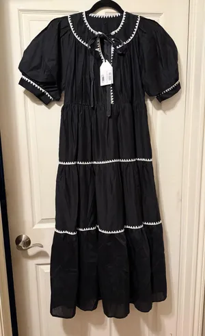 English Factory Elle embroidery midi dress - brand new with tags thumbnail 4