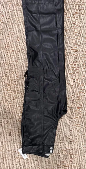 Faux Leather Cargo Pants  thumbnail 2