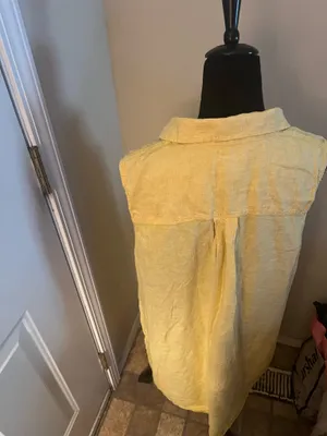 Tahari Linen Dress Sleeveless 2X thumbnail 4