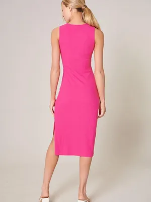 SUGARLIPS Kofo Ribbed Knit Tank Midi Dress thumbnail 2