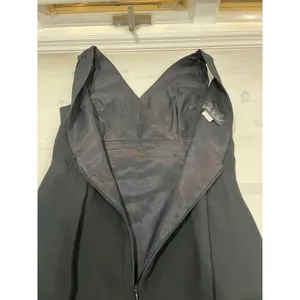 Nicole Miller Black Maxi Dress Evening‎ Gown Formal Party Sleeveless Women's thumbnail 6