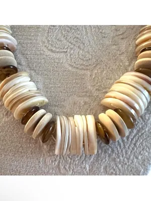 NWT Free People Isabella Bohemian Natural Wood Necklace thumbnail 9