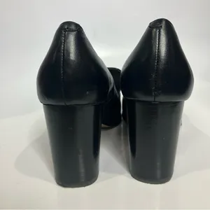 Enzo Angiolini Black leather Maxie loafer pumps women’s size 7 professional‎ thumbnail 5