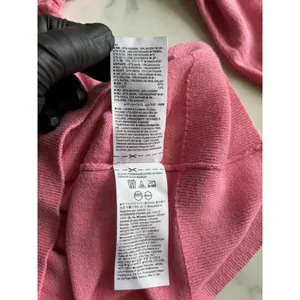 Banana Republic Silk Cashmere Sweater Womens Medium Pink Crew Neck Pullover M thumbnail 9