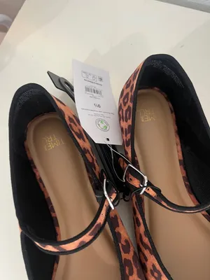 New Time And Tru Women’s Leopard Print Mary Jane Flats Shoes Size 9.5 NWT thumbnail 3