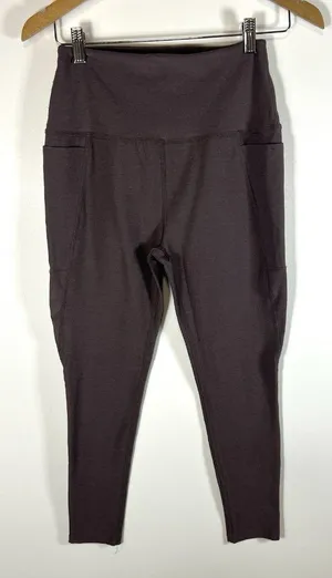 Beyond Yoga Leggings Women Large‎ Spacedye Out Of Pocket Yoga Purple thumbnail 1