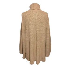 ANTHROPOLOGIE Women’s Camel Wing Sleeved Pullover Tunic Sweater thumbnail 5