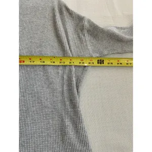 Offline by‎ aerie waffle knit Grey long sleeve tee size medium thumbnail 6
