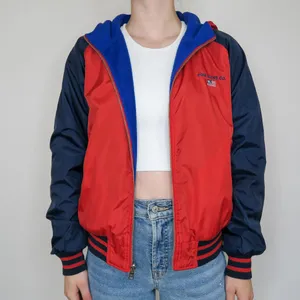 Vintage 90s Ralph Lauren Reversible Fleece Windbreaker Jacket thumbnail 3