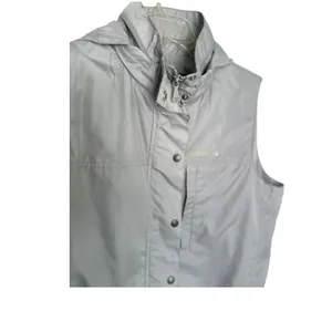 Lauren Ralph Lauren Jacket Womens Small Zip Lined‎ Vest Grey Windbreaker Outdoor thumbnail 2