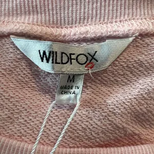 Wild‎ fox Women’s Graphic Sweatshirt Medium Cotton Pink thumbnail 3