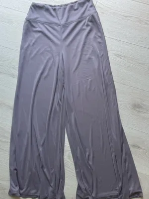 MSK Gray Sheer Palazzo Wide thumbnail 3