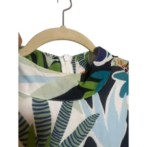 Oliphant Sleeveless Mock Neck Tiered Sleeveless Maxi Dress Sz. S thumbnail 6