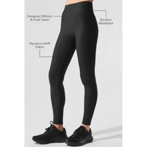 Alo Airlift High-Waist Sleek Leggings Black High-Rise Waist Waisted Tights Pants thumbnail 6