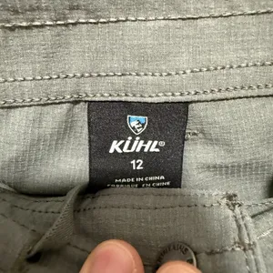 Kuhl Horizn 5in Ripstop Outdoor Hiking Green Shorts Size‎ 12 Women thumbnail 3